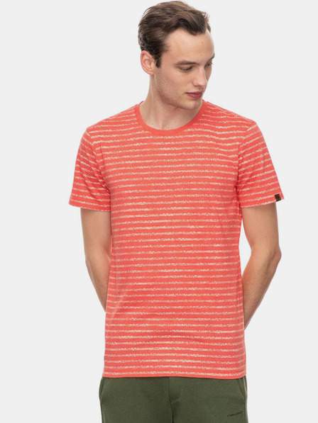 Červené pánské pruhované tričko Ragwear Steef