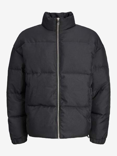 Černá pánská prošívaná zimní bunda Jack & Jones Urban