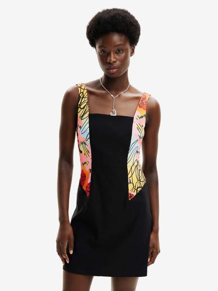 Černé dámské šaty Desigual x M. Christian Lacroix Marbella
