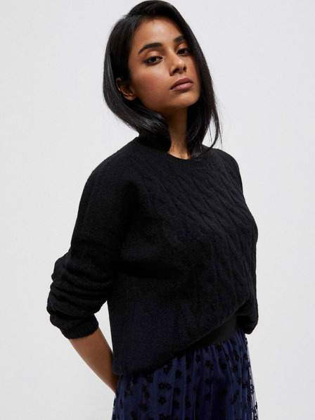 Černý dámský svetr Moodo