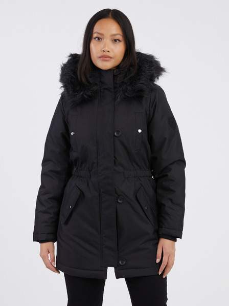 Černá dámská parka ONLY Iris