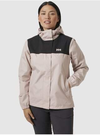 Černo-růžová dámská sportovní bunda HELLY HANSEN Vancouver Rain Jacket