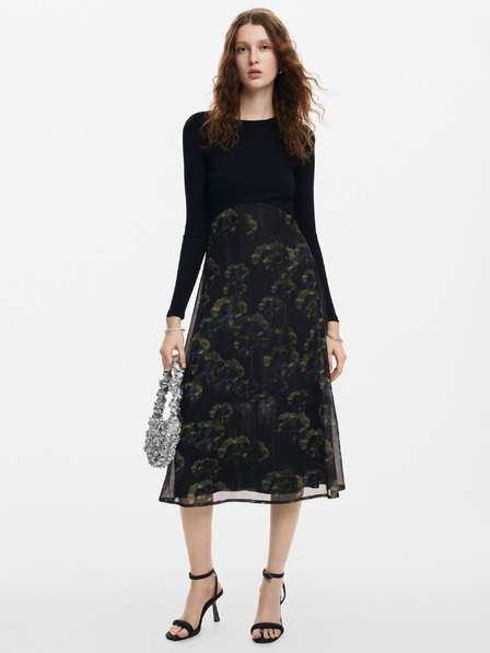 Dámské květované šaty Desigual Dark Pensee Lacroix