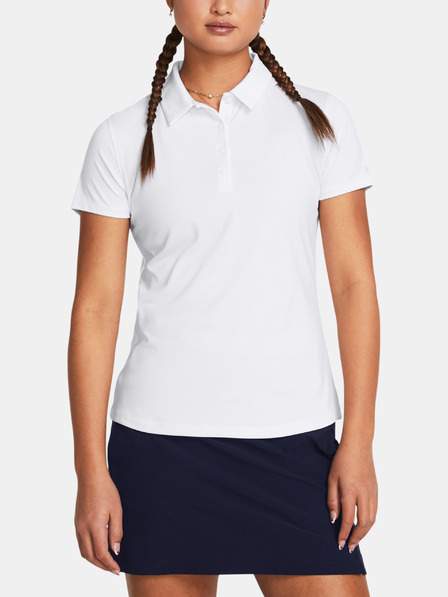 Dámské tričko Under Armour UA Playoff SS Polo-WHT