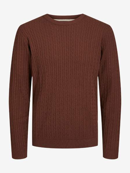 Hnědý pánský svetr Jack & Jones Arthur