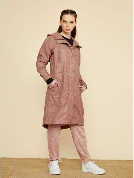 Hnědá dámská metalická parka ZOOT.lab Hayley