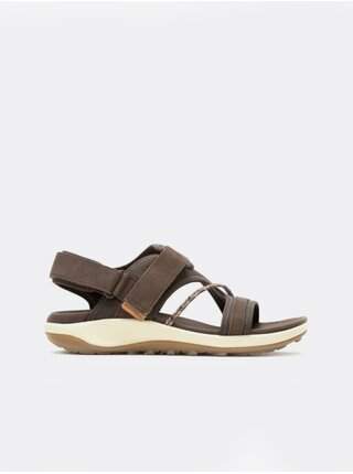 Hnědé dámské kožené sandály MERRELL Terran 4 Backstrap
