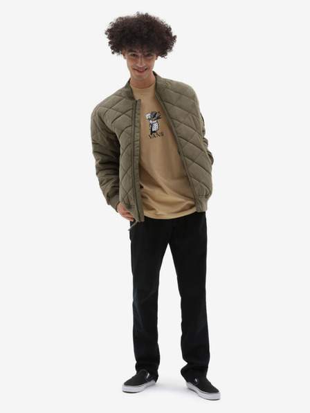 Hnědý pánský prošívaný bomber VANS