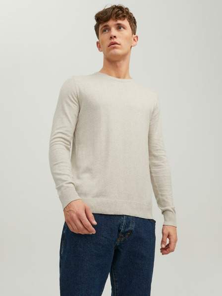 Krémový basic svetr Jack & Jones Emil
