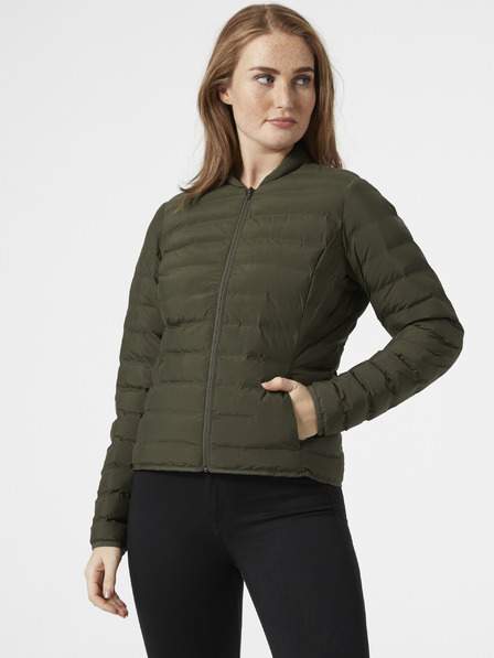 Khaki dámská prošívaná bunda HELLY HANSEN