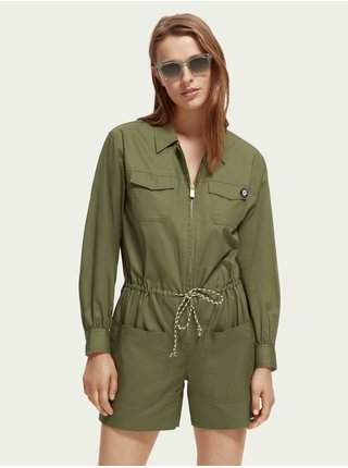 Khaki dámský overal Scotch & Soda