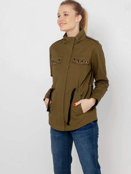 Khaki lehká bunda CAMAIEU