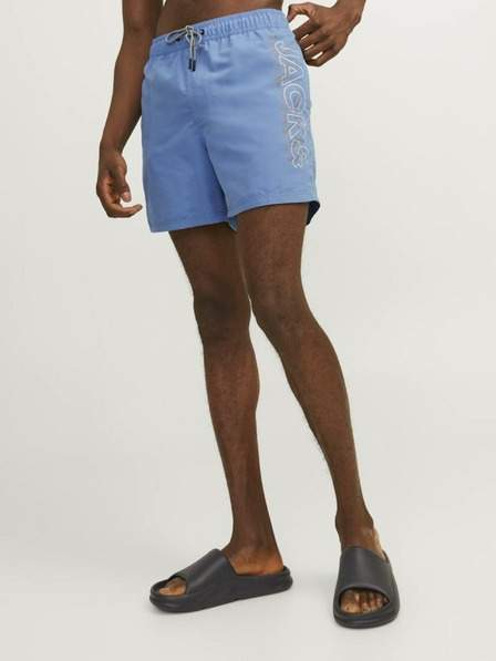 Modré pánské plavky Jack & Jones Fiji