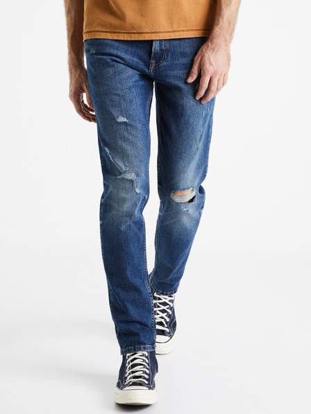 Modré pánské slim fit džíny Celio Dostroy2 SLEVA