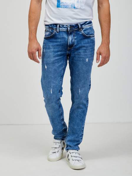 Modré pánské slim fit Pepe Jeans Hatch