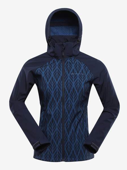 Modrá dámská softshellová bunda s membránou Alpine Pro Hoora