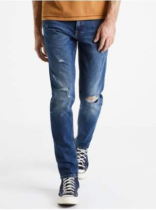Modré pánské slim fit džíny Celio Dostroy2
