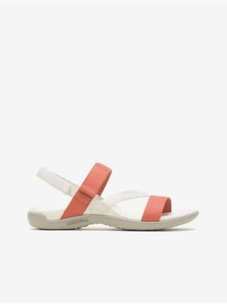 Oranžové dámské sandály MERRELL District 3 Strap Web SLEVA