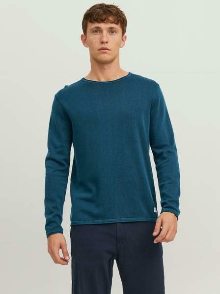 Petrolejový pánský svetr Jack & Jones Eleo