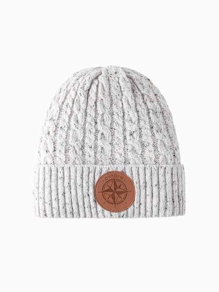 Pánská čepice s kulatou nášivkou Ombre Clothing