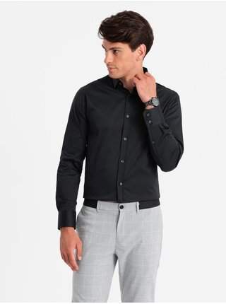 Pánská saténová košile Ombre Clothing SLIM FIT V4 OM-SHOS-0176