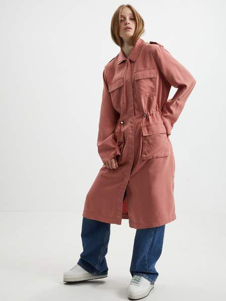 Růžová dámská lehká parka ONLY Kenya