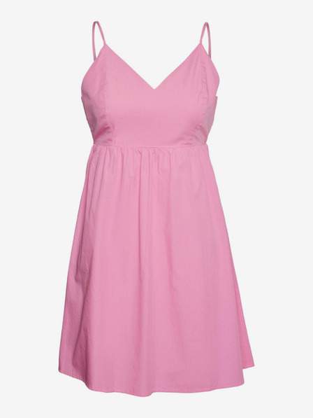 Růžové dámské šaty Vero Moda Charlotte