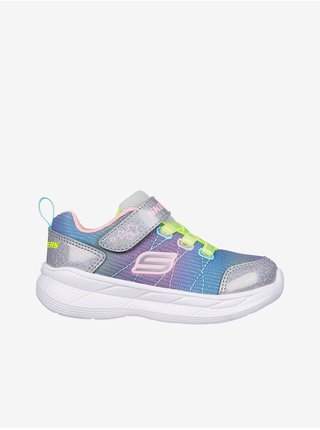 Růžovo-modré holčičí tenisky Skechers