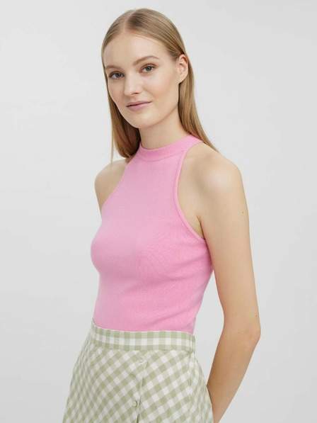 Růžový top VERO MODA Sofi