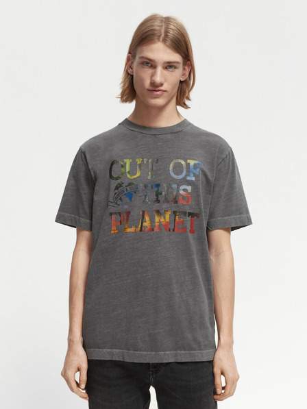 Šedé pánské tričko Scotch & Soda