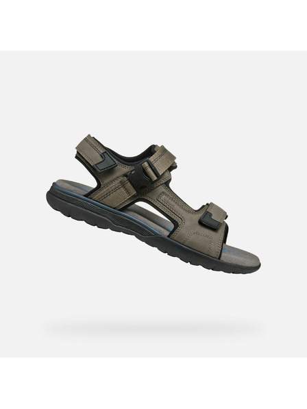 Světle šedé pánské sandály Geox Spherica EC5