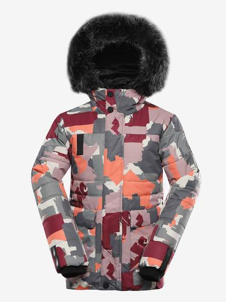 Šedo-růžová holčičí bunda s membránou PTX Alpine Pro Werdo