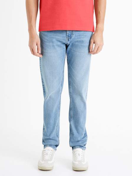 Světle modré pánské slim fit džíny Celio C25 Doslight25
