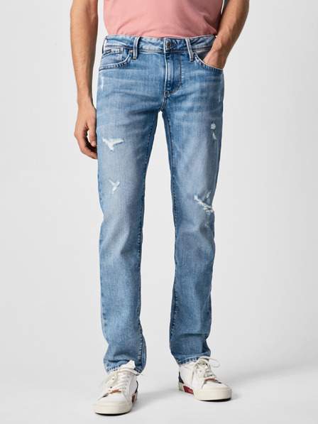 Světle modré pánské slim fit džíny Pepe Jeans Hatch