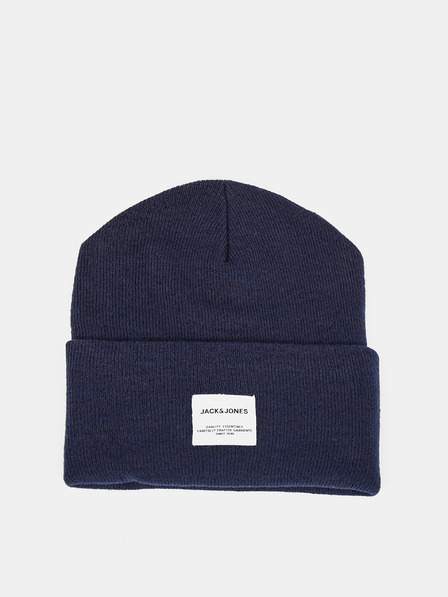 Tmavě modrá čepice Jack & Jones Long SLEVA