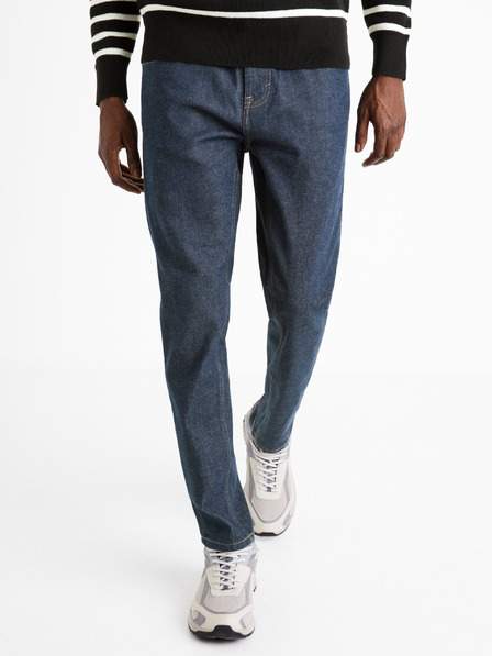 Tmavě modré pánské slim fit džíny Celio C25 Donew nejlevnější