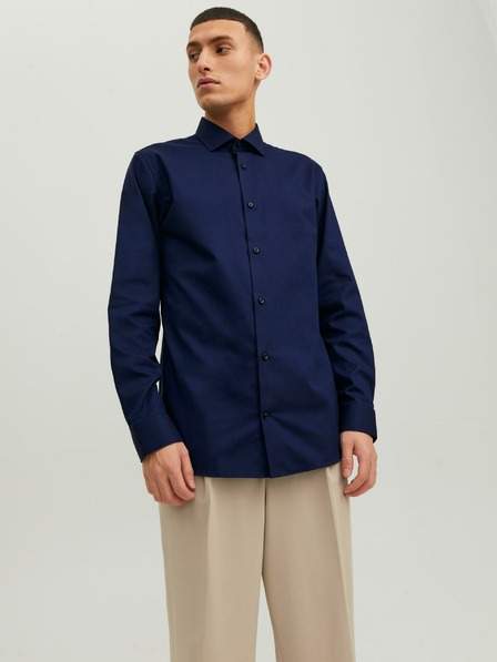 Tmavě modrá pánská košile Jack & Jones Parker