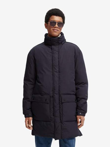 Tmavě modrá pánská zimní bunda Scotch & Soda