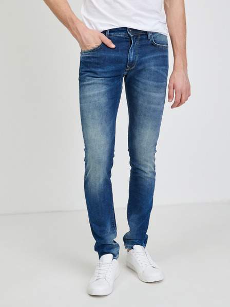 Tmavě modré pánské slim fit džíny Pepe Jeans Stanley
