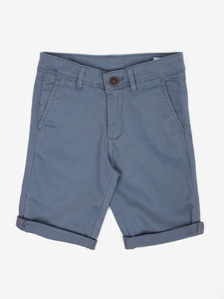 Tmavě modré klučičí chino kraťasy Jack & Jones Bowie