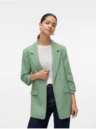Tmavě zelené dámské sako Vero Moda Frida