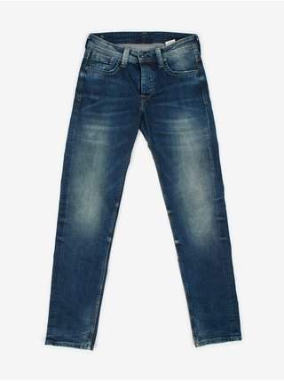 Tmavě modré pánské straight fit džíny Pepe Jeans Kingston