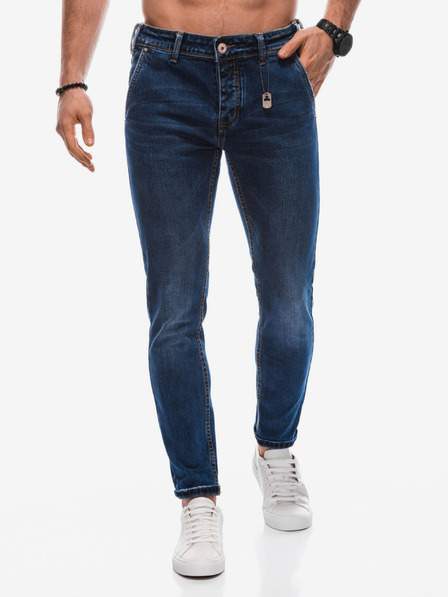 Tmavě modré pánské džíny Edoti