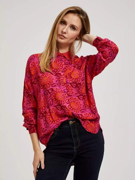 Vzorovaná košile Moodo nejlevnější