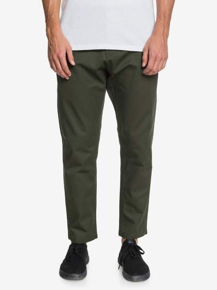 Zelené pánské kalhoty Quiksilver Disaray