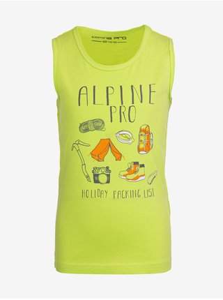 Zelené dětské tričko ALPINE PRO ONOLO