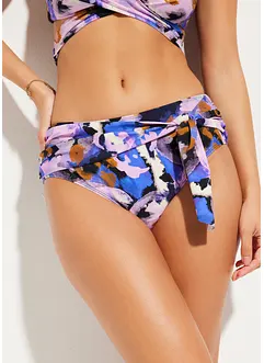Bikinové kalhoty High Waist s vázačkou a normálním vykrojením nohaviček