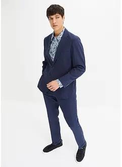 Oblek se lnem (2dílná souprava), Slim Fit