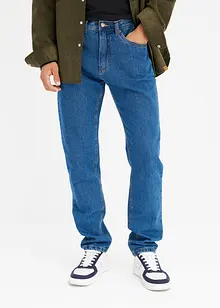 Strečové džíny Classic Fit Straight, pasovka s elastickými vsadkami