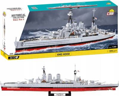 TOP 5. - COBI 4830 World War II Britský křižník HMS HOOD